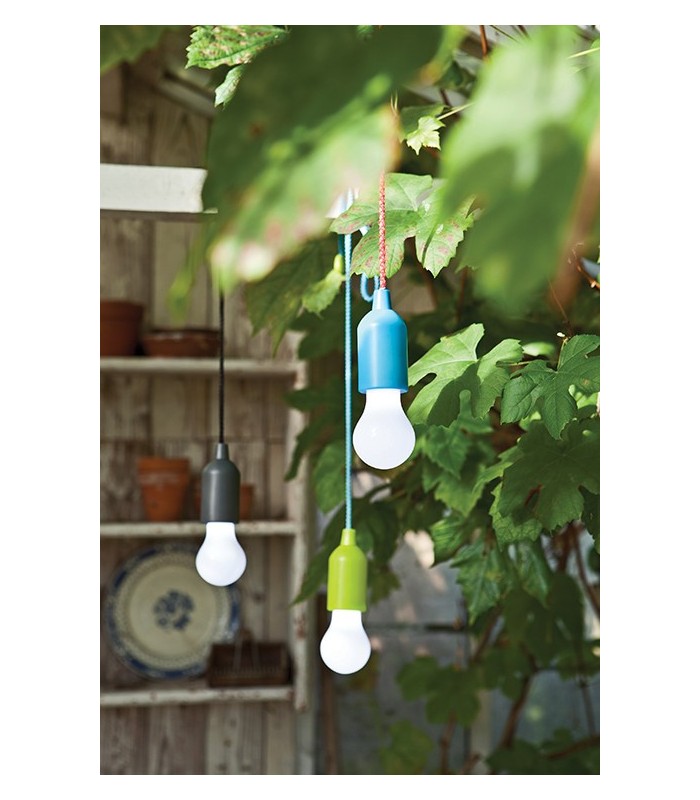 Lampe de suspension bleu