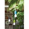 Lampe de suspension bleu