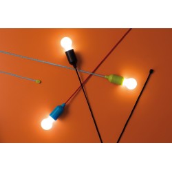 Lampe de suspension bleu