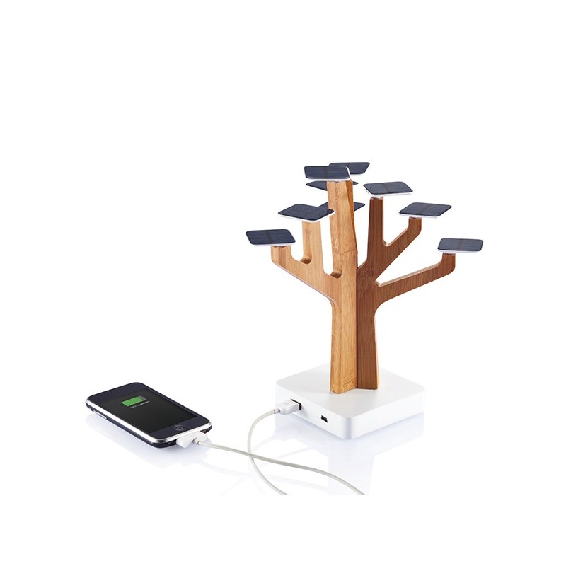 Chargeur solaire arbre 9 feuilles