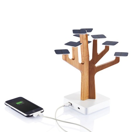 Chargeur solaire arbre 9 feuilles