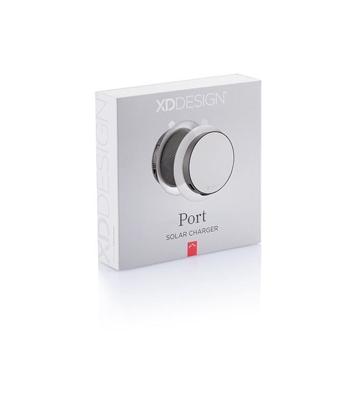 Chargeur solaire vitre gris