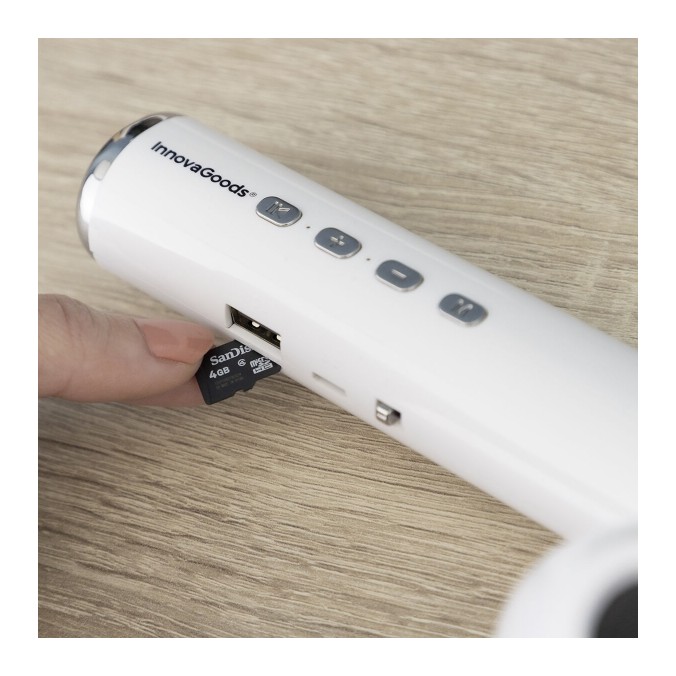 Un haut-parleur blanc sans fil en Forme d'Écouteur Géant