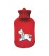 Bouillotte Rouge motif licorne