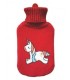 Bouillotte Rouge motif licorne