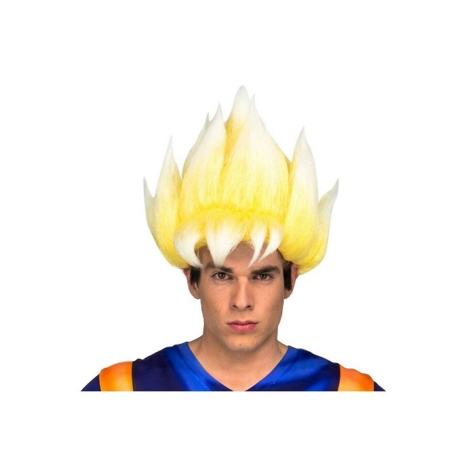 Perruque Super Guerrier Super SAYAN Sangoku Dragon Ball Z