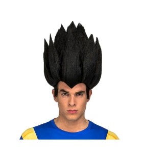 Perruque Noir Vegeta Dragon Ball Z