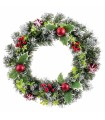 Couronne de Noel sapin de porte d'entrée 40 cm