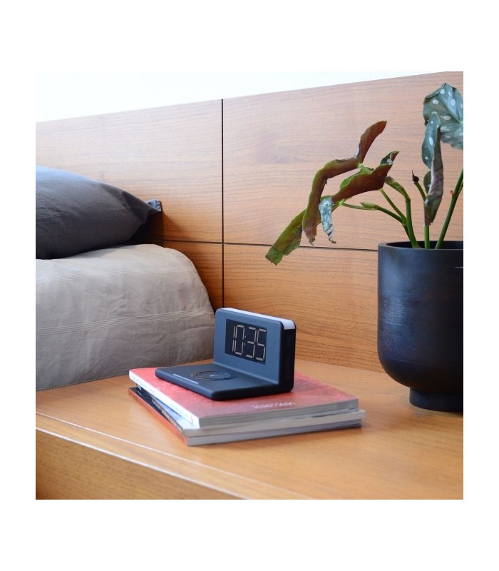 copy of Réveil en bois Led blanc