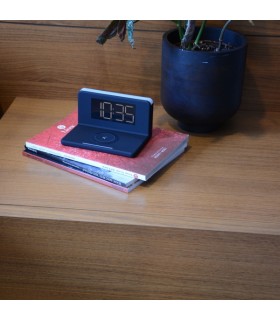 Montre-Réveil avec Chargeur Sans Fil Ksix Qi