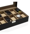 Boîte à montre de collection 12 rangements