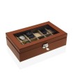 Boîte à montre de collection Marron 12 rangements