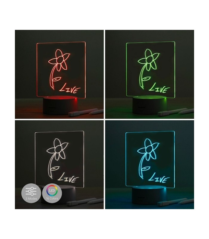 Tableau de Notes éclairage LED Multicolore