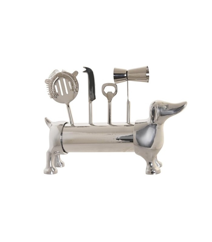 Coffret Cocktail chien Teckel Home Decor 4 pièces