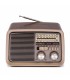 Radio FM Portable Bluetooth Vintage Marron