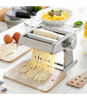 Machine à pâtes fraîches manuelle | 3 rouleaux de coupe