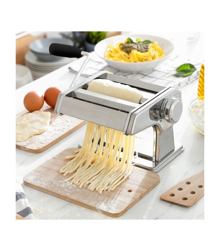 Machine à pâtes fraîches manuelle | 3 rouleaux de coupe