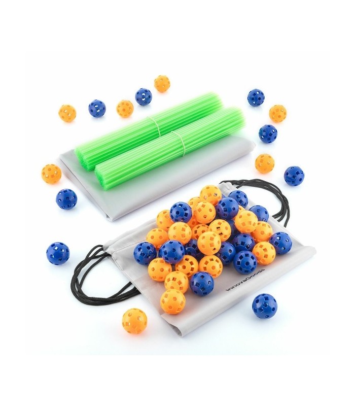 Kit de Construction Fluorescent pour Enfants 155 Pièces