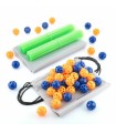 Kit de Construction Fluorescent pour Enfants 155 Pièces