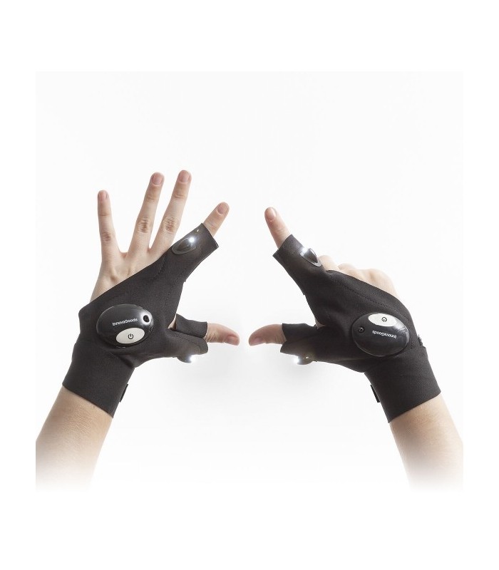 Gants ergonomiques avec lumières Led intégrées