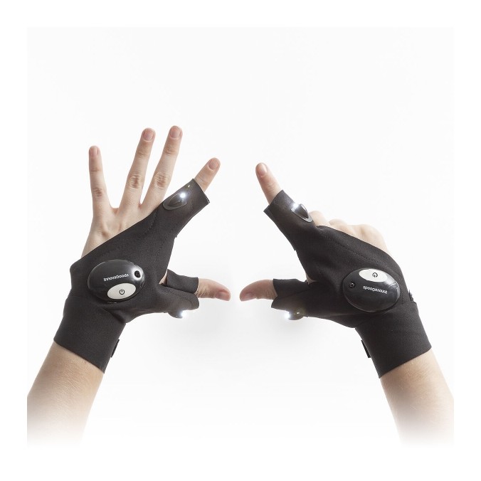 Gants ergonomiques avec lumières Led intégrées