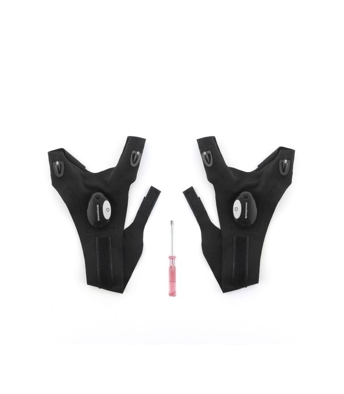 Gants ergonomiques avec lumières Led intégrées