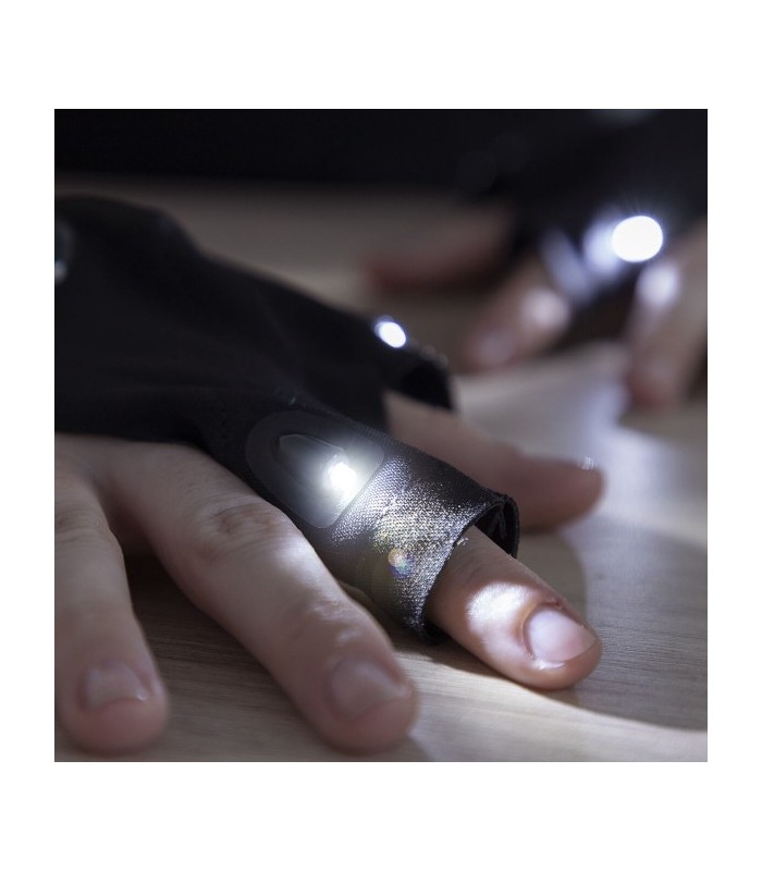 Gants ergonomiques avec lumières Led intégrées