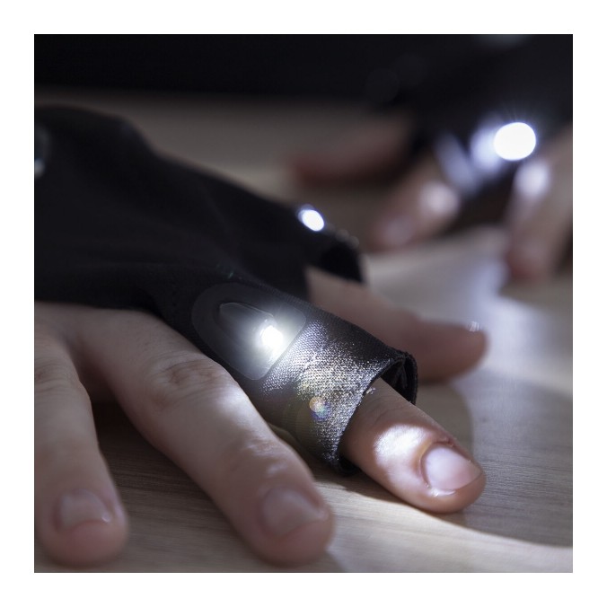 Gants ergonomiques avec lumières Led intégrées