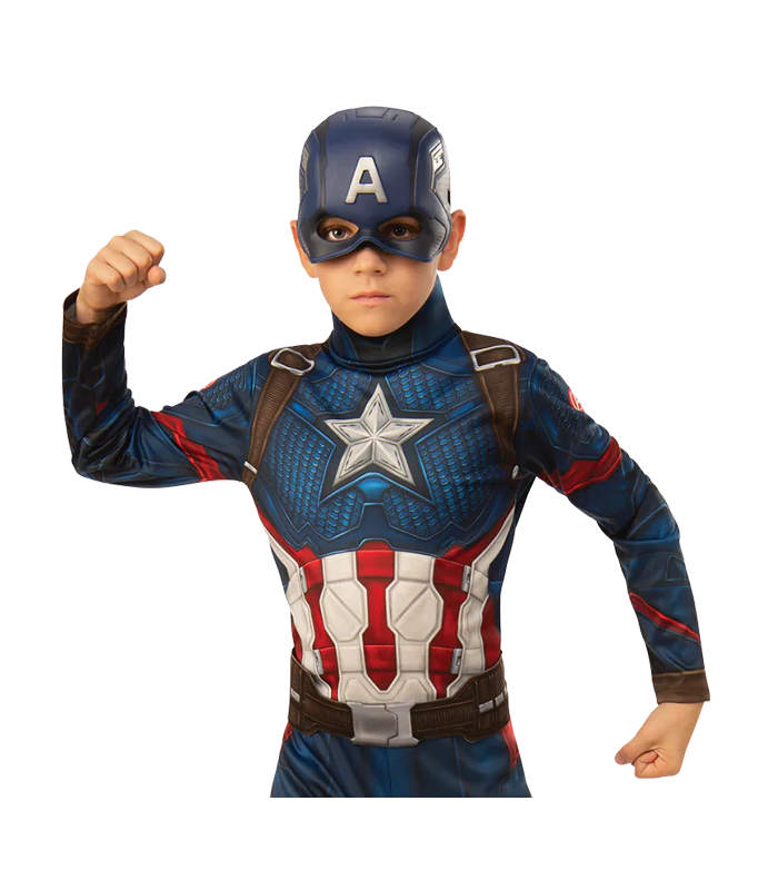 Déguisement Captain America Marvel Garçons 3-4 ans