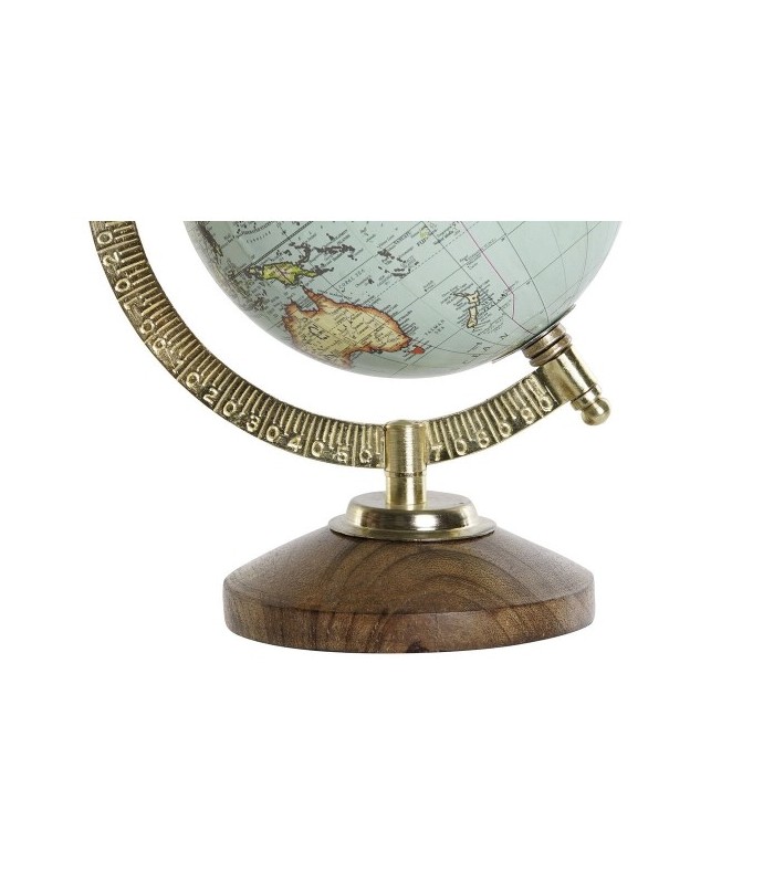 Globe terrestre de style vintage sur socle en bois
