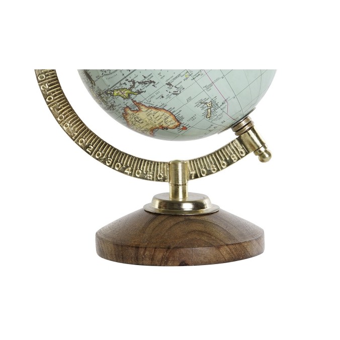 Globe terrestre de style vintage sur socle en bois