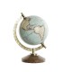 Globe terrestre de style vintage sur socle en bois