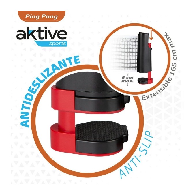 Kit Ping-Pong portable | Filet retractable + Raquettes et Balles