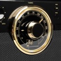 Tourne disque radio FM Victrola bois et Or