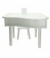 Piano blanc Reig + tabouret pour enfant