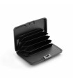 Porte-cartes noir sécurisé RFID batterie externe intégré 2 en 1