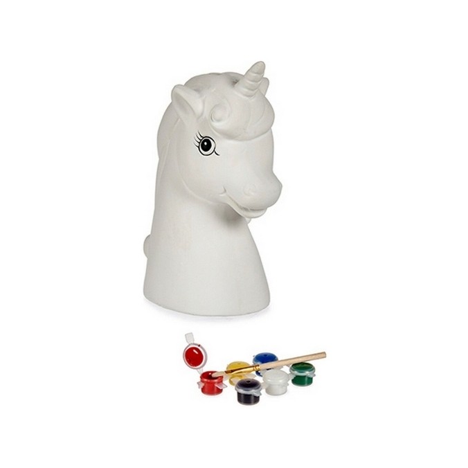 Tirelire Licorne à peindre + Kit à peindre