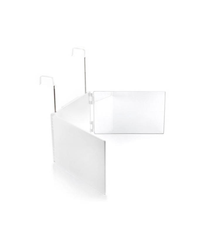 Miroir LED mural dépliable à 360°