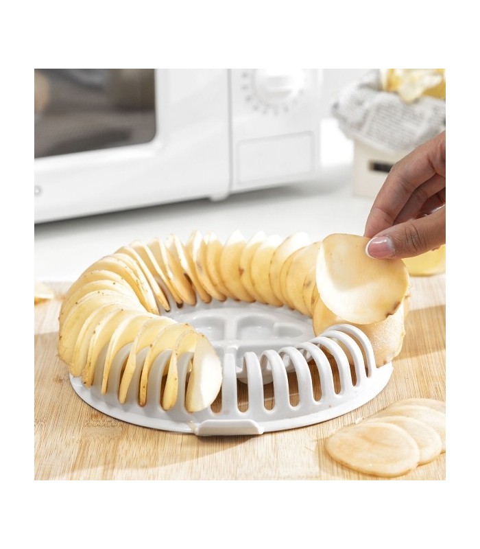 Kit Plateau Chips au micro ondes + mandoline + recettes