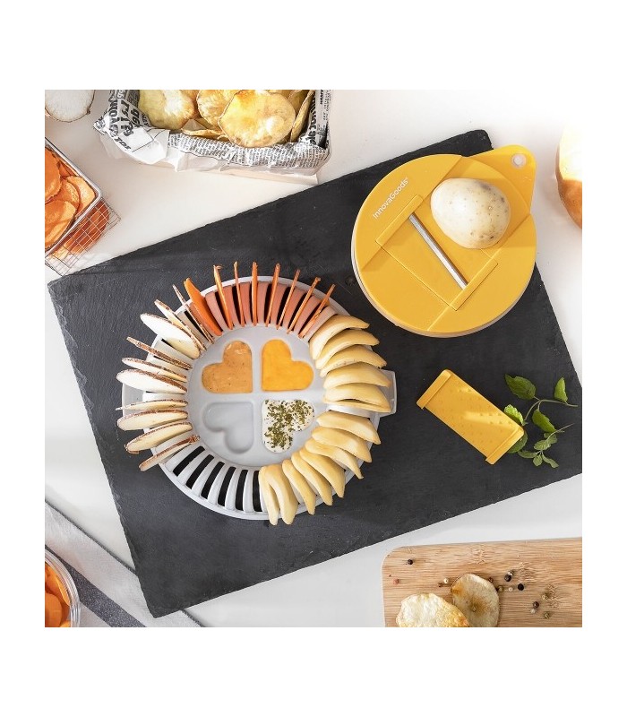 Kit Plateau Chips au micro ondes + mandoline + recettes