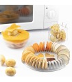 Kit Plateau Chips au micro ondes + mandoline + recettes