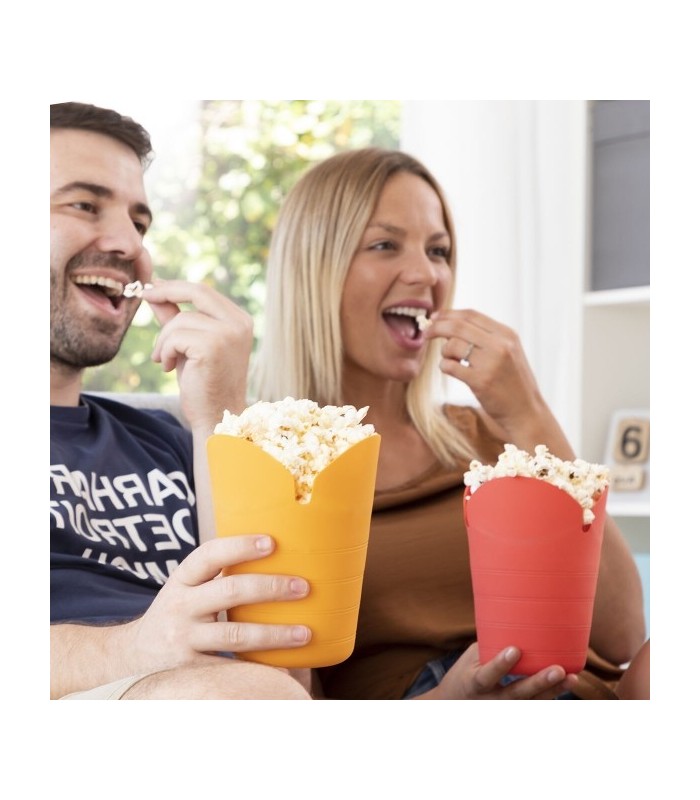 Bols à Pop-corn Pliables en Silicone Popbox