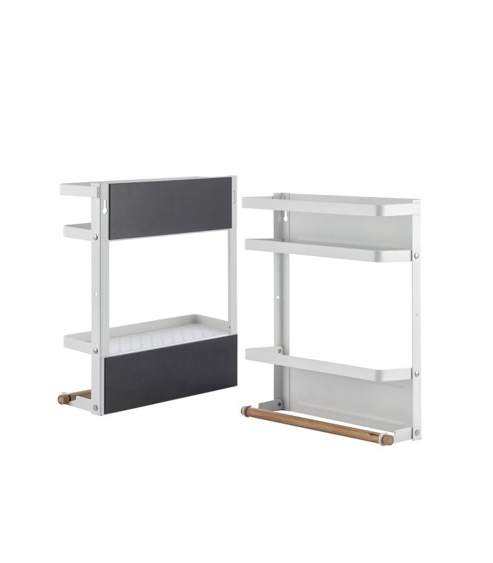 Étagère blanche magnétique rangement pratique