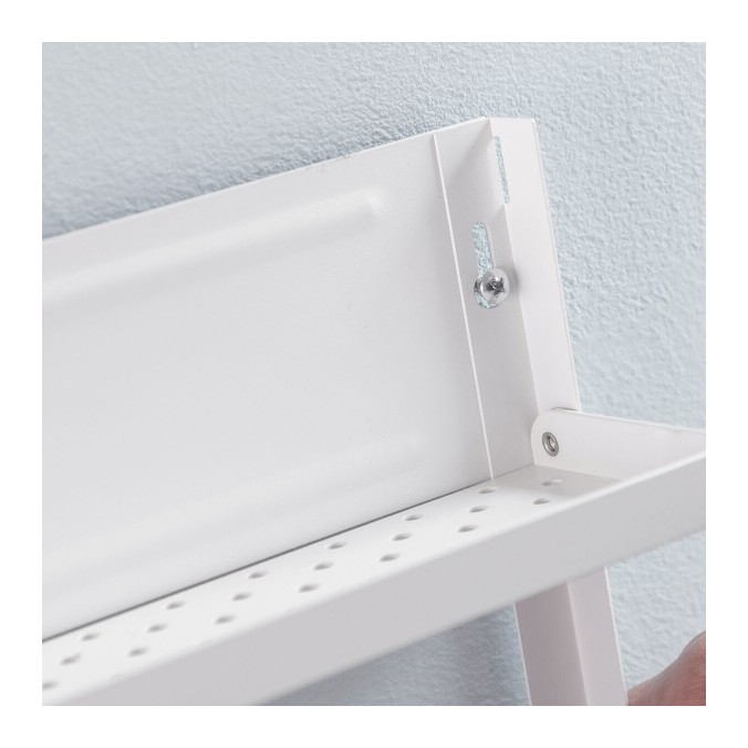 Étagère blanche magnétique rangement pratique