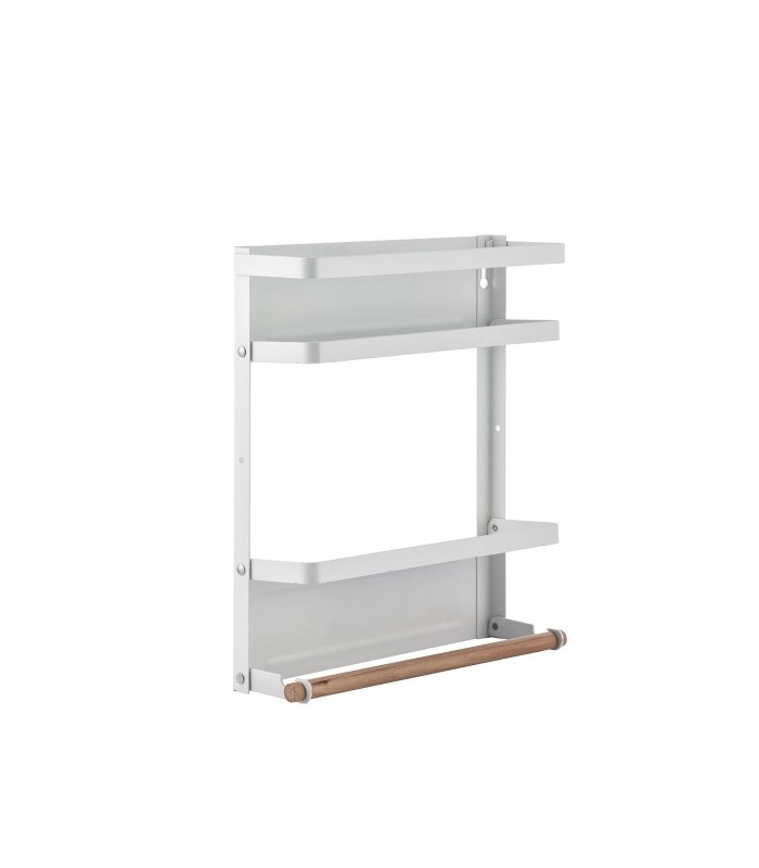 Étagère blanche magnétique rangement pratique