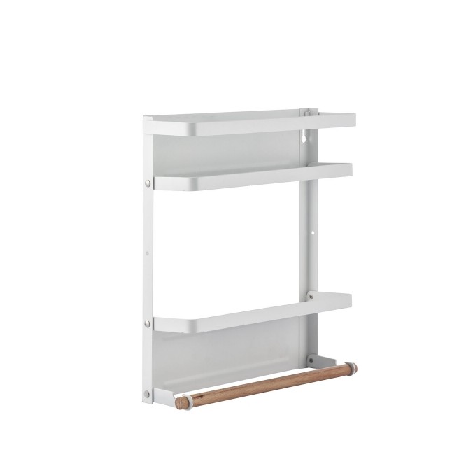 Étagère blanche magnétique rangement pratique
