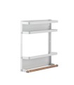 Étagère blanche magnétique rangement pratique