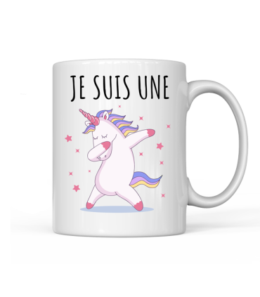 Mug Je suis une licorne