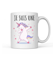 Mug Je suis une licorne