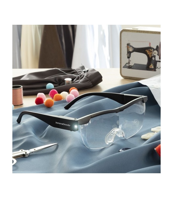 Lunettes loupe de précision avec éclairage Led intégré